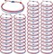 50 Pcs Team Bracelets Bulk Sports Game Day Adjustable Bracelets Gifts for Basketball Softball Baseball Soccer Football Cheer Gifts Players Cheerleader Accessories